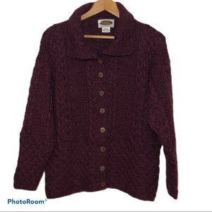 Sweaters of Ireland Merino Wool Aran Irish